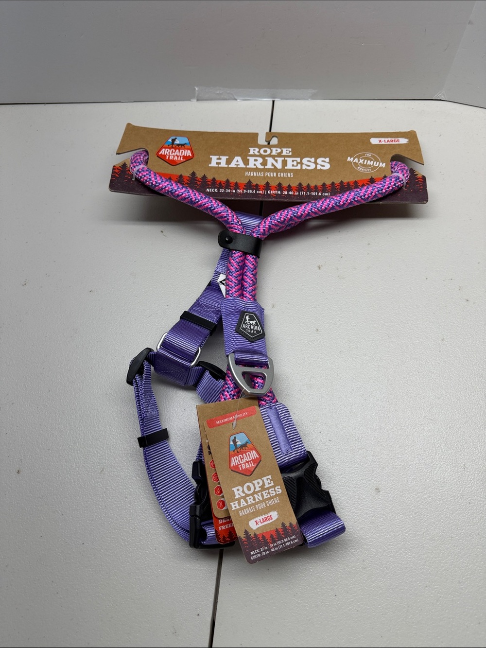 Arcadia Kids Rope Harness – Purple & Pink. NWT